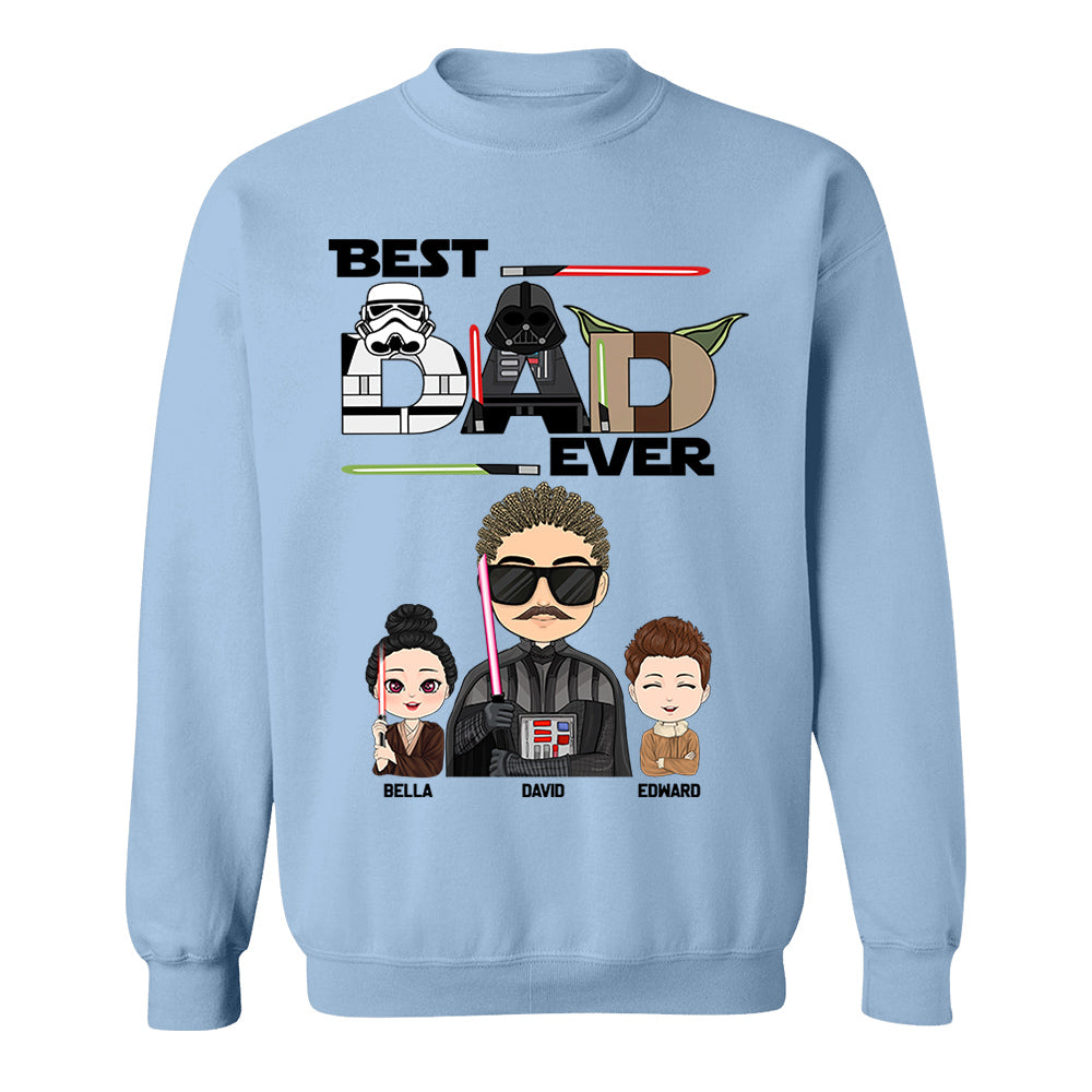 Personalized Best Dad Ever Shirt Gift For Dad - Custom Father's Day Gift vr3 Tu20 