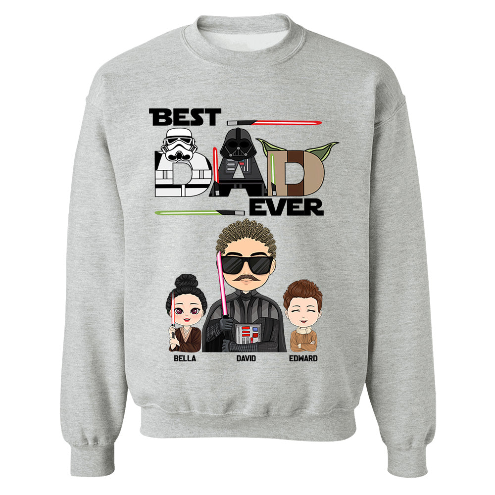 Personalized Best Dad Ever Shirt Gift For Dad - Custom Father's Day Gift vr3 Tu20 
