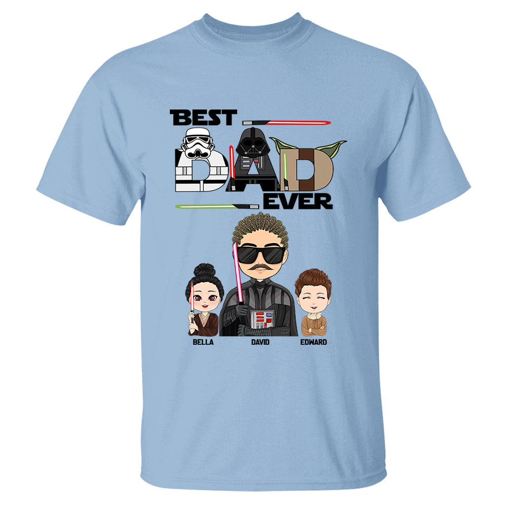 Personalized Best Dad Ever Shirt Gift For Dad - Custom Father's Day Gift vr3 Tu20 