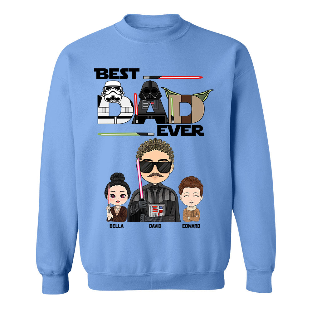Personalized Best Dad Ever Shirt Gift For Dad - Custom Father's Day Gift vr3 Tu20 