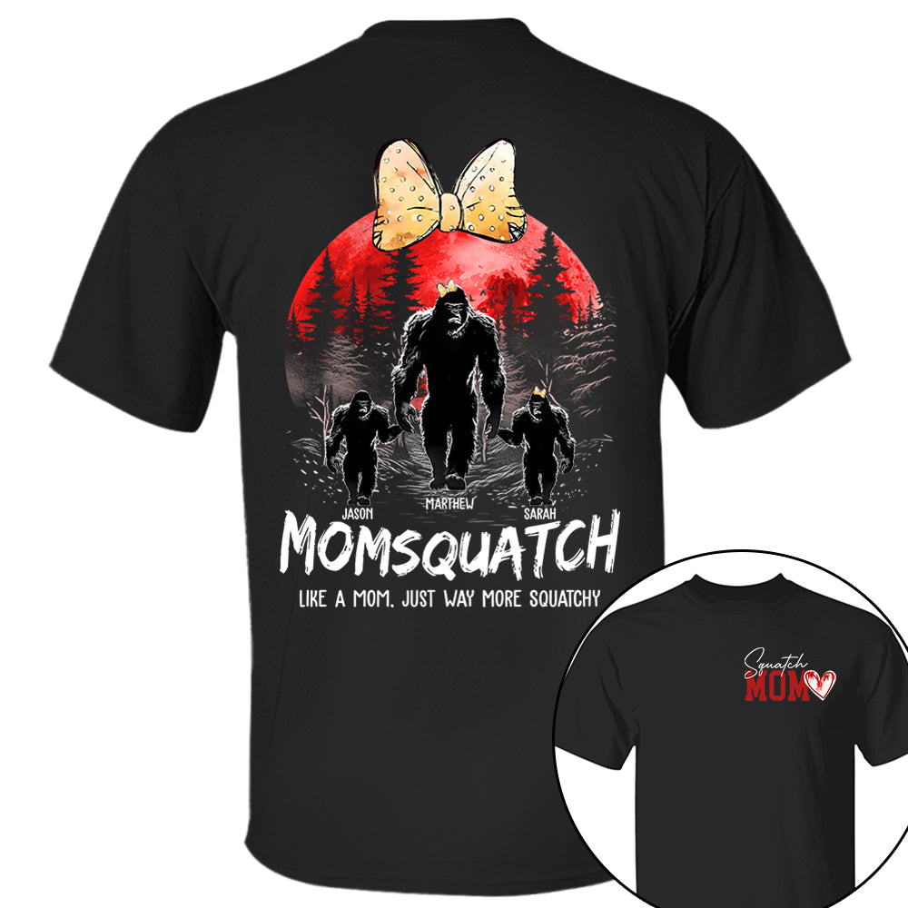 Momsquatch, Like A Grandma, Just Way More Squatchy, Bigfoot, Personalized Vintage Shirt T1807 Tm01
