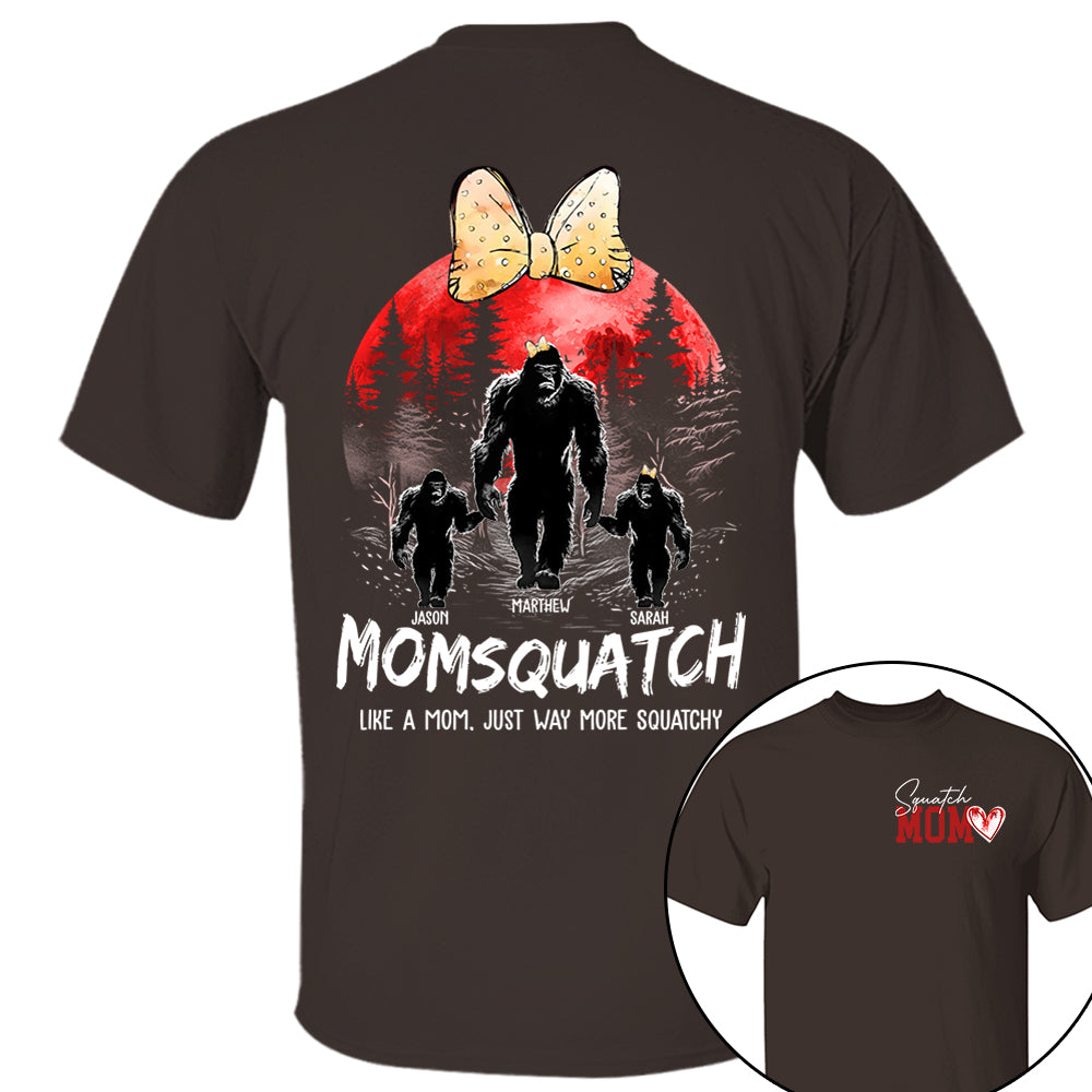 Momsquatch, Like A Grandma, Just Way More Squatchy, Bigfoot, Personalized Vintage Shirt T1807 Tm01