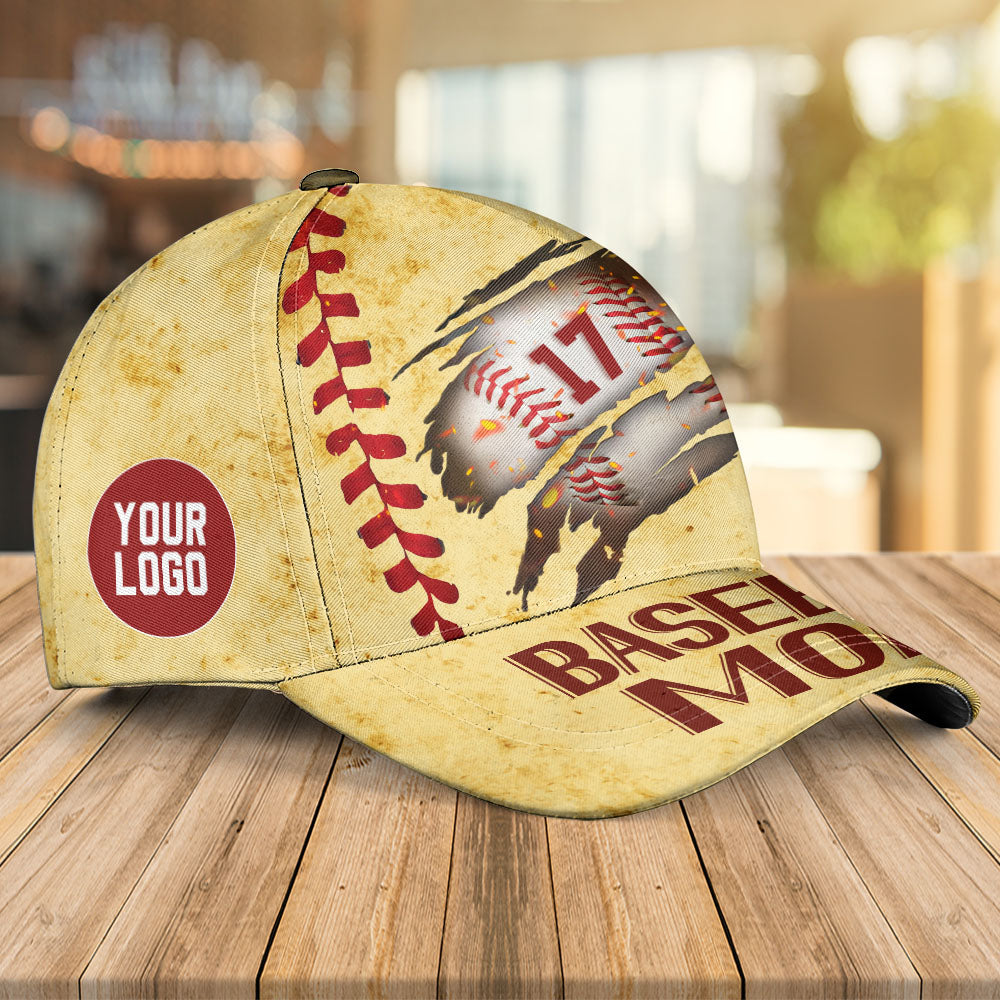 Pesonalized Baseball Cap, Baseball Mom Cap Gift For Baseball Lover A2110 Pt99