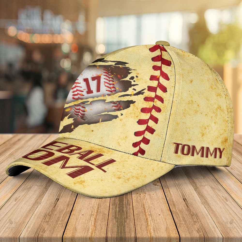 Pesonalized Baseball Cap, Baseball Mom Cap Gift For Baseball Lover A2110 Pt99