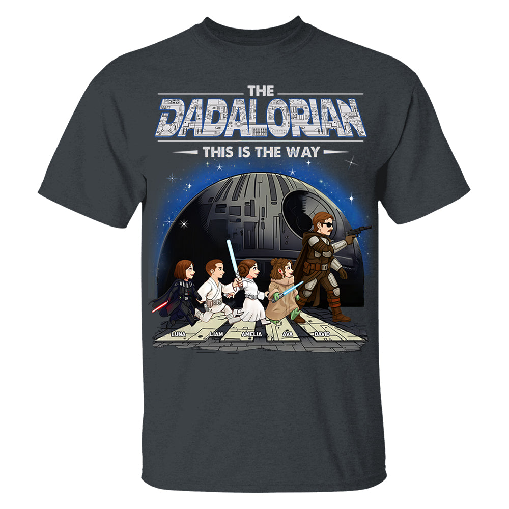 The Dadalorian This Is The Way - Personalized Shirt Gift For Dad Vr2 Hv01