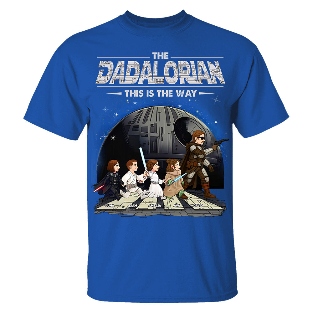 The Dadalorian This Is The Way - Personalized Shirt Gift For Dad Vr2 Hv01