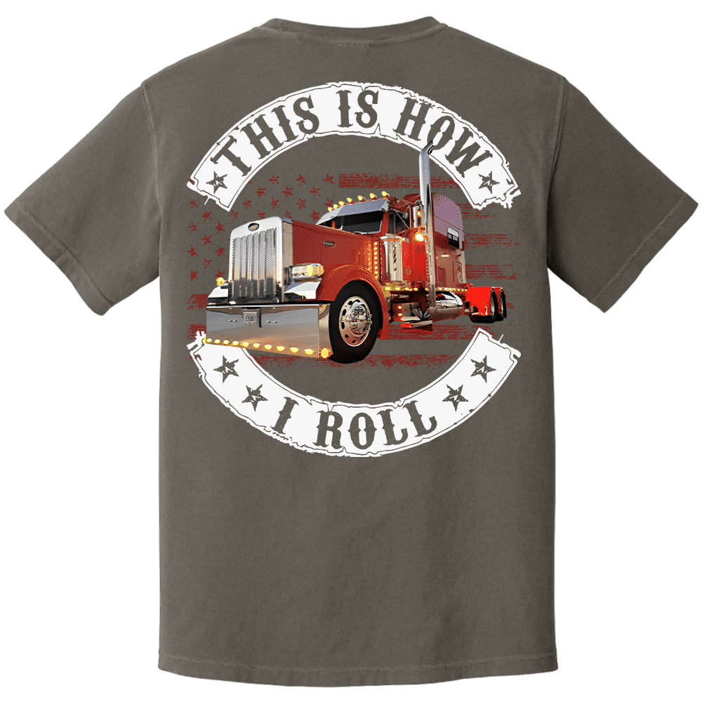 This Is How I Roll - Custom Photo Truck For Trucker Shirt - Personalized Upload Vehicle Photo Hv01