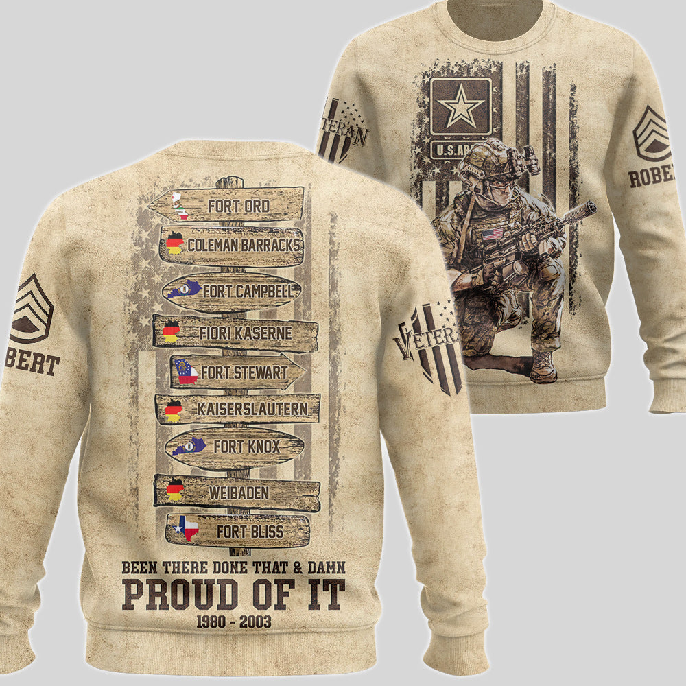Been There Done That Proud Of It US Military World Tour Custom All Over Print Shirt For Veteran H2511 Trna