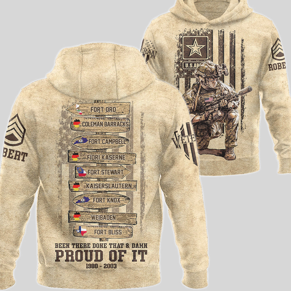 Been There Done That Proud Of It US Military World Tour Custom All Over Print Shirt For Veteran H2511 Trna