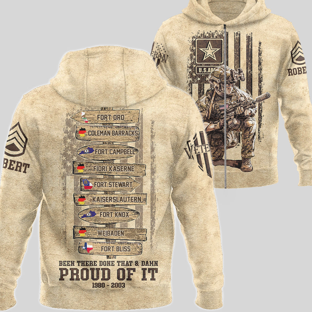 Been There Done That Proud Of It US Military World Tour Custom All Over Print Shirt For Veteran H2511 Trna