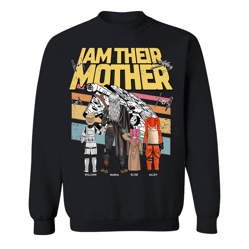 I Am Their Mother -Personalized Shirt For Mom - Custom Kid Shirt Mother's Day NA04  Hv01