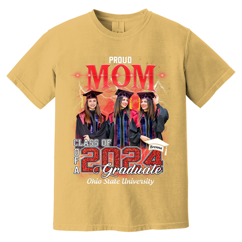 Personalized Graduation Shirts Custom Graduation Shirt Class Of 2024 Family Gifts For Family Member Graduation Shirt Proud Family Shirt