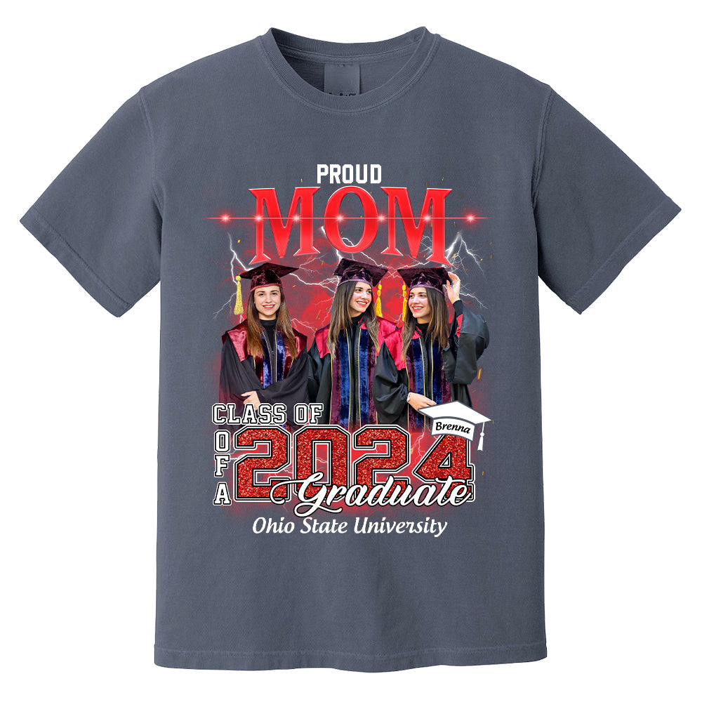Personalized Graduation Shirts Custom Graduation Shirt Class Of 2024 Family Gifts For Family Member Graduation Shirt Proud Family Shirt