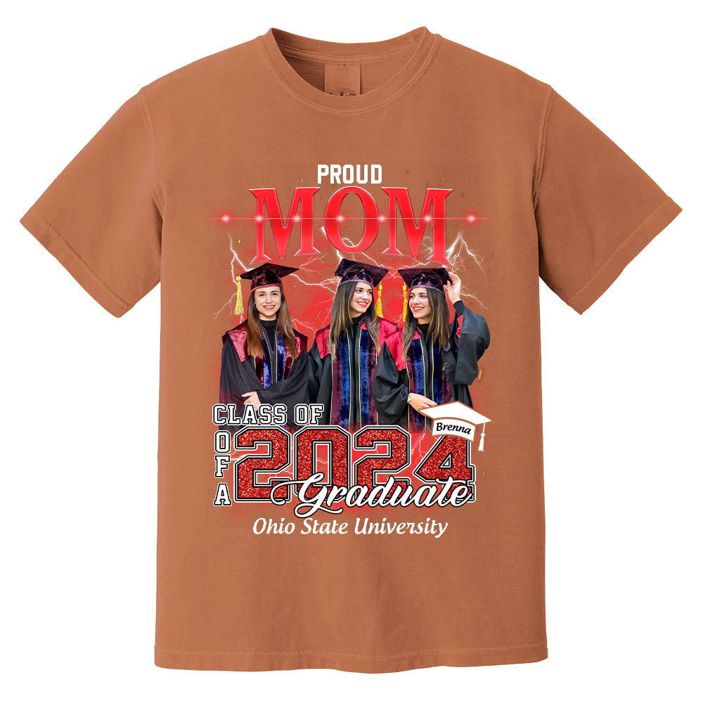 Personalized Graduation Shirts Custom Graduation Shirt Class Of 2024 Family Gifts For Family Member Graduation Shirt Proud Family Shirt