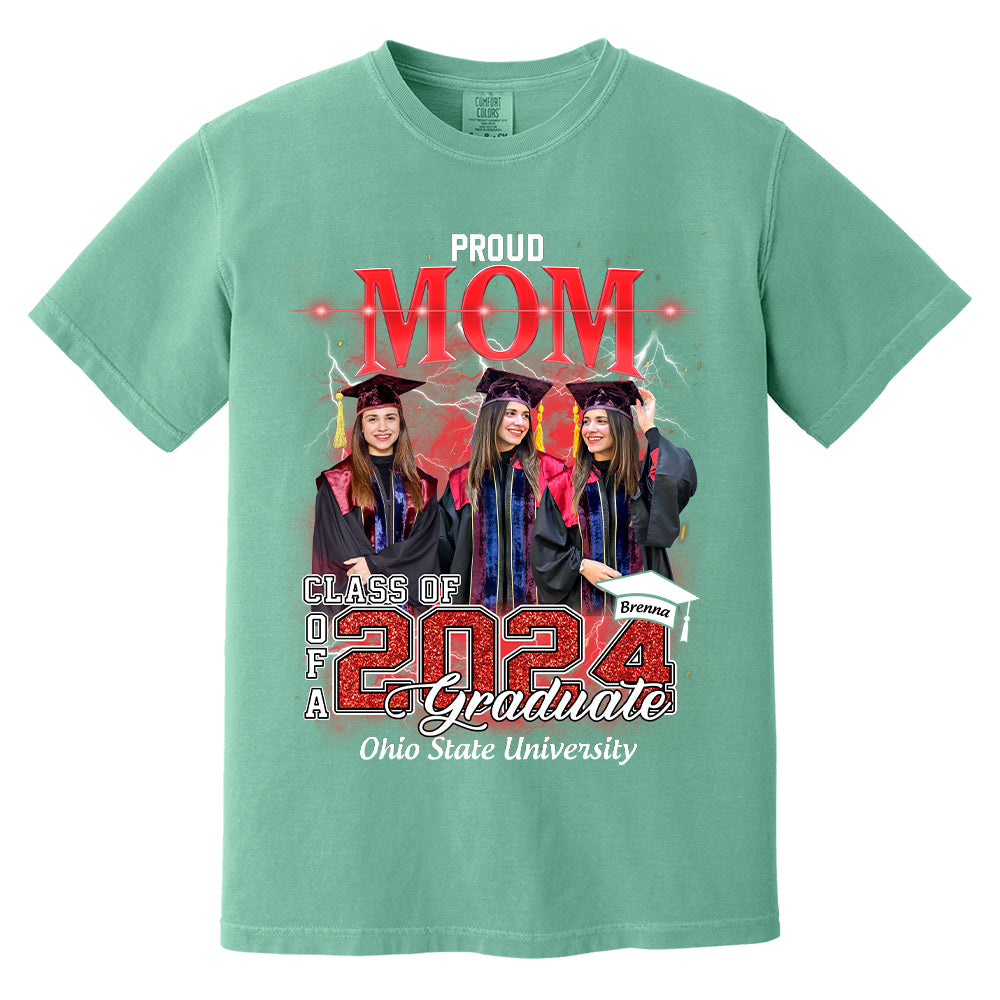 Personalized Graduation Shirts Custom Graduation Shirt Class Of 2024 Family Gifts For Family Member Graduation Shirt Proud Family Shirt