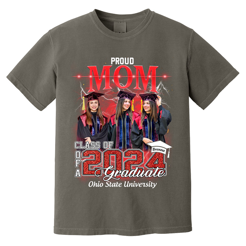 Personalized Graduation Shirts Custom Graduation Shirt Class Of 2024 Family Gifts For Family Member Graduation Shirt Proud Family Shirt