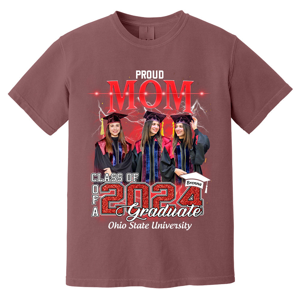 Personalized Graduation Shirts Custom Graduation Shirt Class Of 2024 Family Gifts For Family Member Graduation Shirt Proud Family Shirt