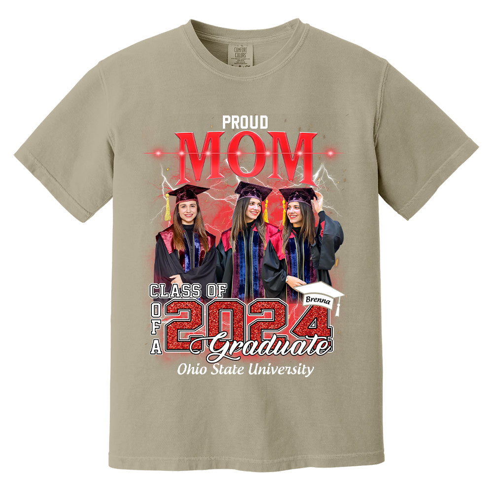 Personalized Graduation Shirts Custom Graduation Shirt Class Of 2024 Family Gifts For Family Member Graduation Shirt Proud Family Shirt