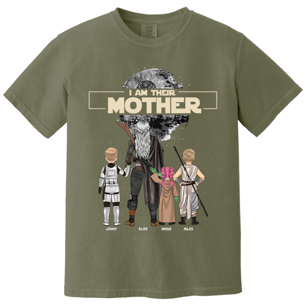 Strongest Mom In The Outer Rim - Personalized I Am Their Mother Shirt For Mom Nh00