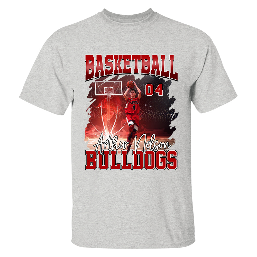 Game Day Basketball Personalized Shirt Custom Photo And Team Name