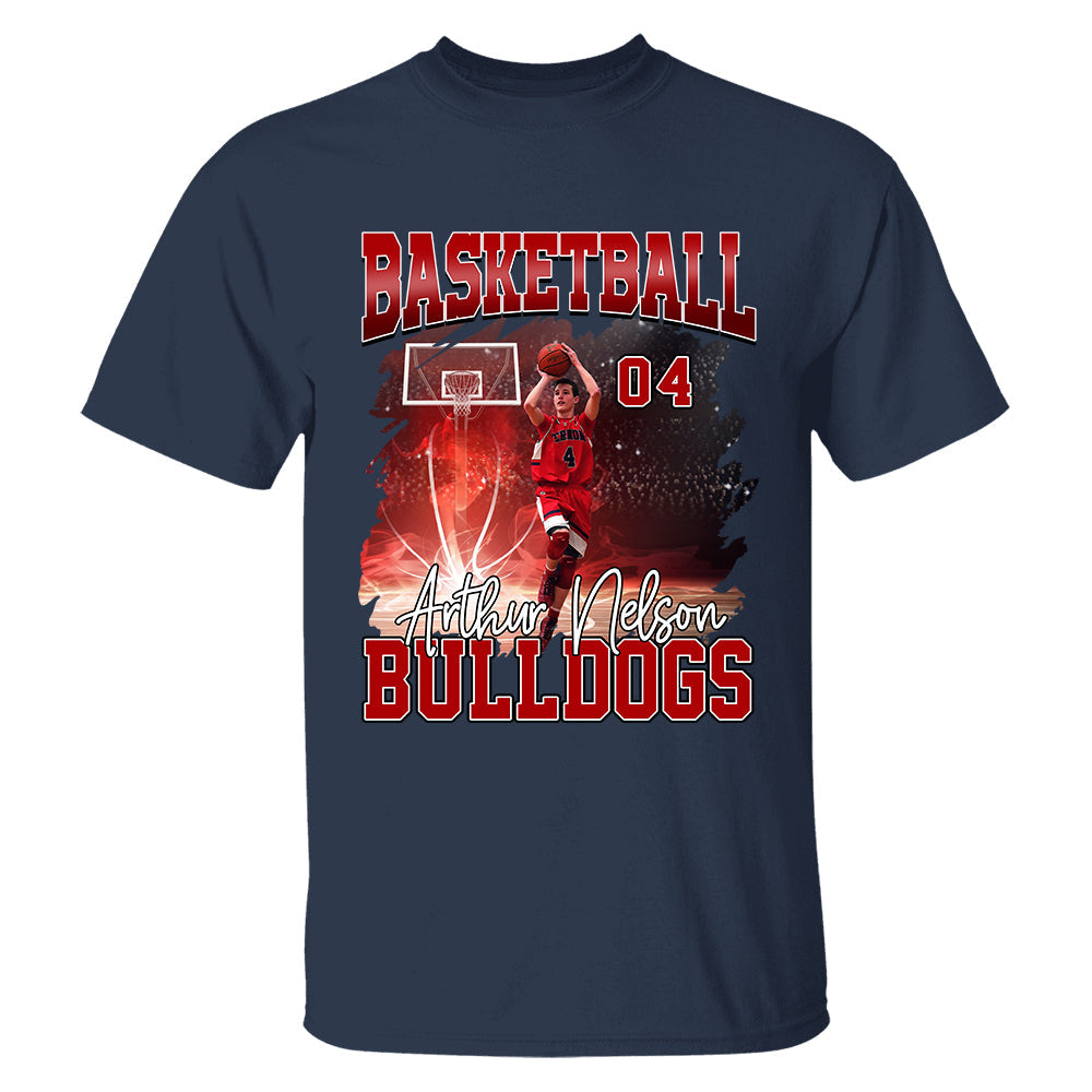 Game Day Basketball Personalized Shirt Custom Photo And Team Name