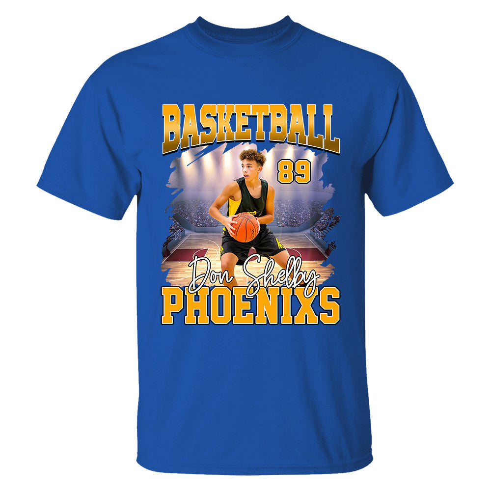 Game Day Basketball Personalized Shirt Custom Photo And Team Name