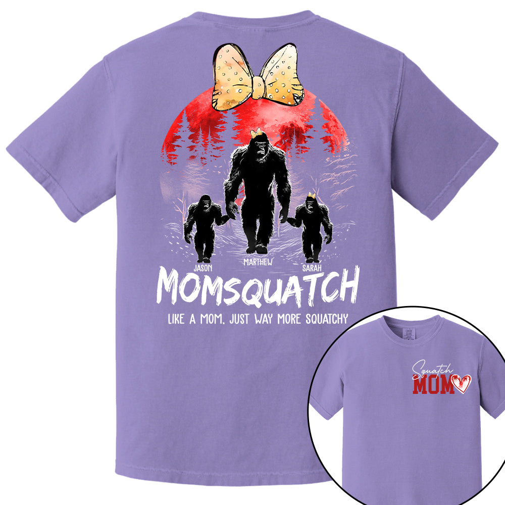 Momsquatch, Like A Grandma, Just Way More Squatchy, Bigfoot, Personalized Vintage Shirt T1807 Tm01
