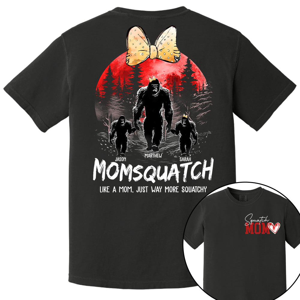 Momsquatch, Like A Grandma, Just Way More Squatchy, Bigfoot, Personalized Vintage Shirt T1807 Tm01