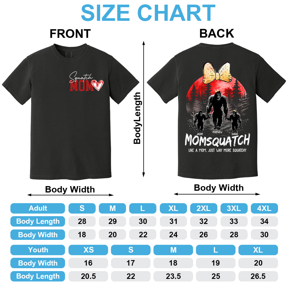 Momsquatch, Like A Grandma, Just Way More Squatchy, Bigfoot, Personalized Vintage Shirt T1807 Tm01