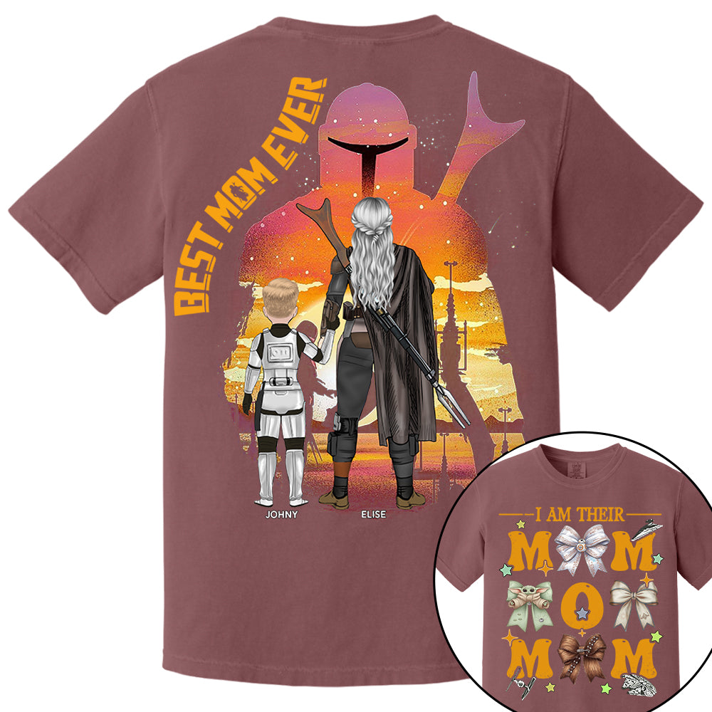 I Am Their Mom - Personalized Coquette Shirt For Mom - Mother's Day Hv01