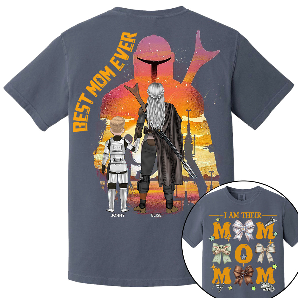 I Am Their Mom - Personalized Coquette Shirt For Mom - Mother's Day Hv01