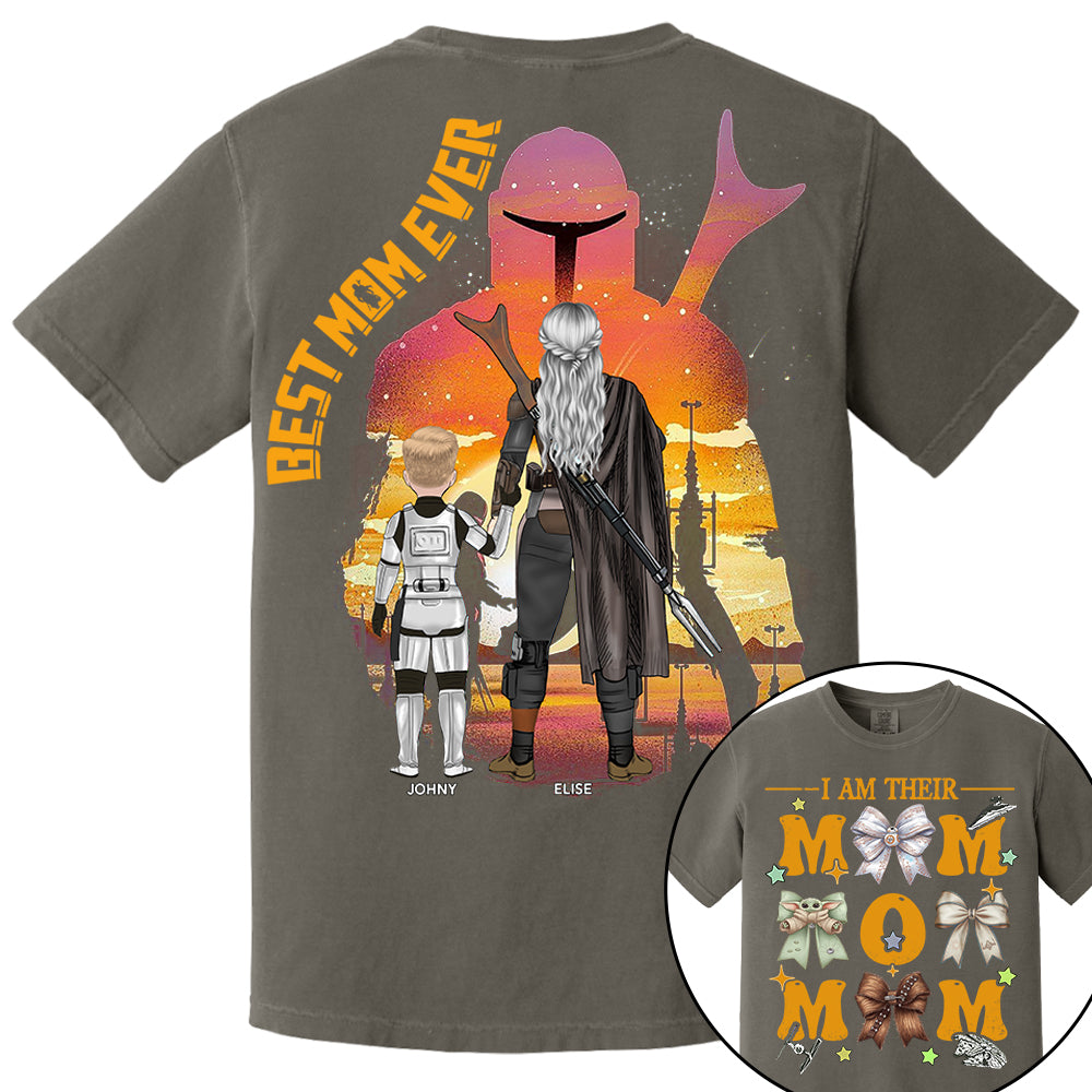 I Am Their Mom - Personalized Coquette Shirt For Mom - Mother's Day Hv01