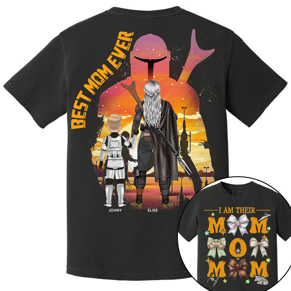 I Am Their Mom - Personalized Coquette Shirt For Mom - Mother's Day Hv01
