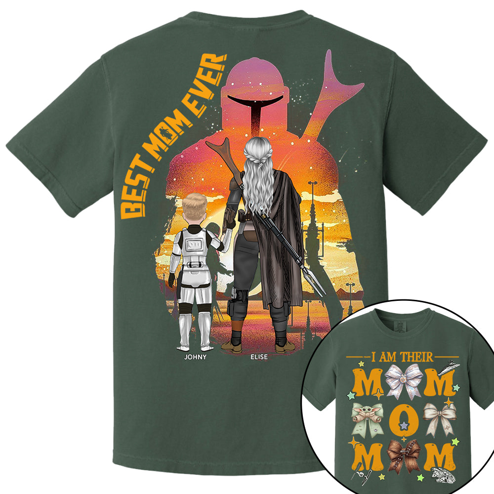 I Am Their Mom - Personalized Coquette Shirt For Mom - Mother's Day Hv01