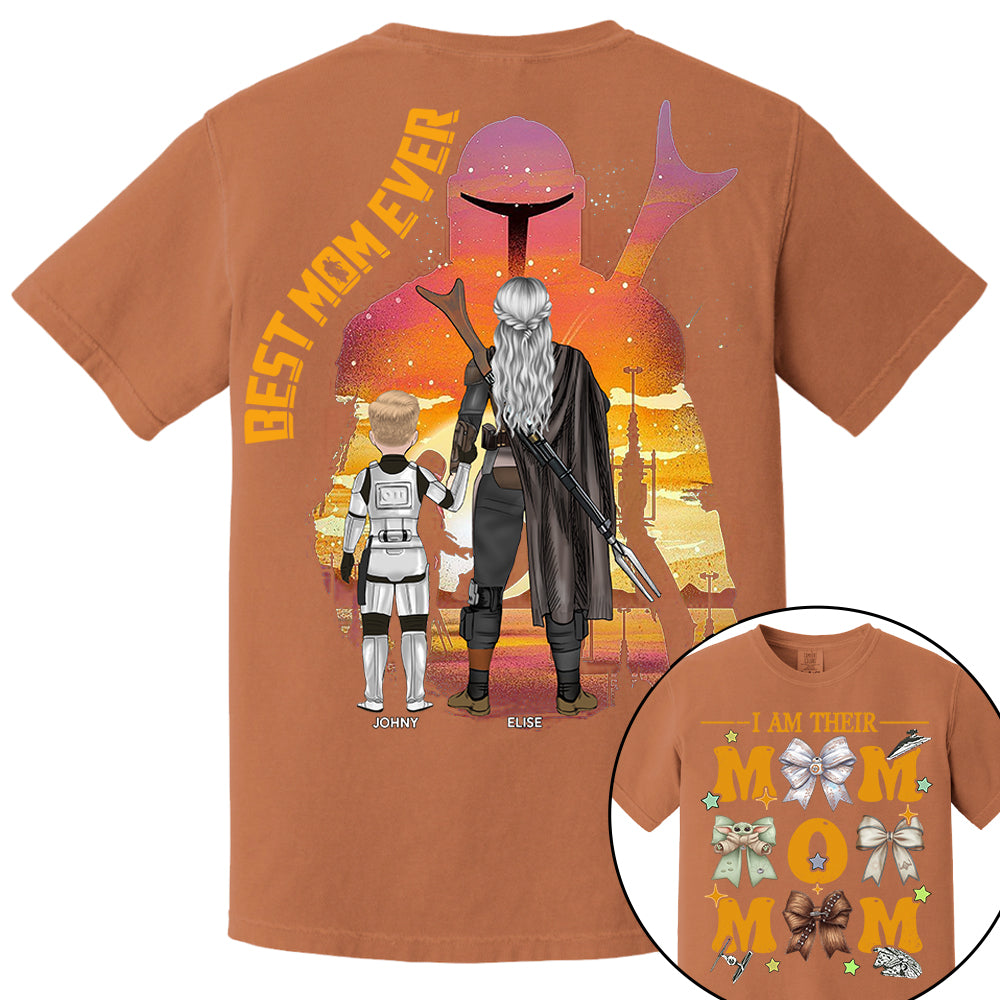 I Am Their Mom - Personalized Coquette Shirt For Mom - Mother's Day Hv01
