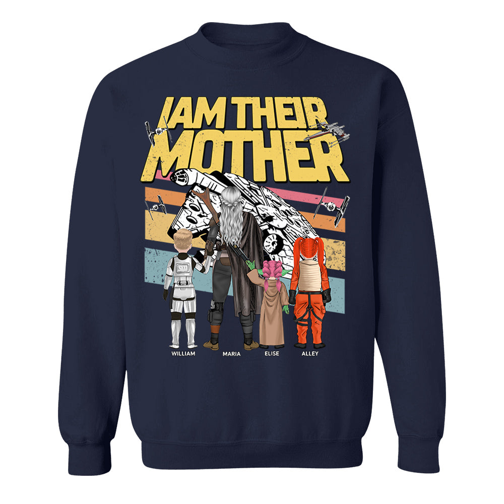 I Am Their Mother -Personalized Shirt For Mom - Custom Kid Shirt Mother's Day NA04  Hv01
