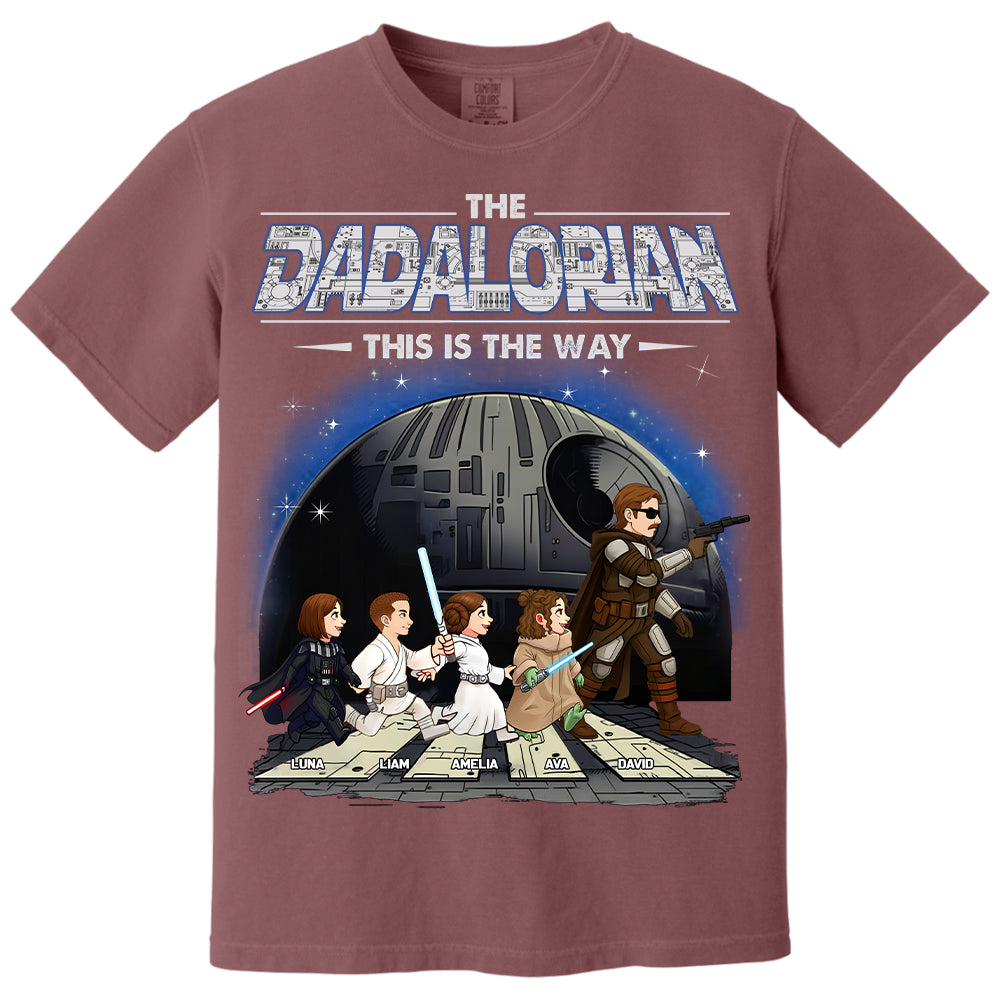 The Dadalorian This Is The Way - Personalized Shirt Gift For Dad Vr2 Hv01