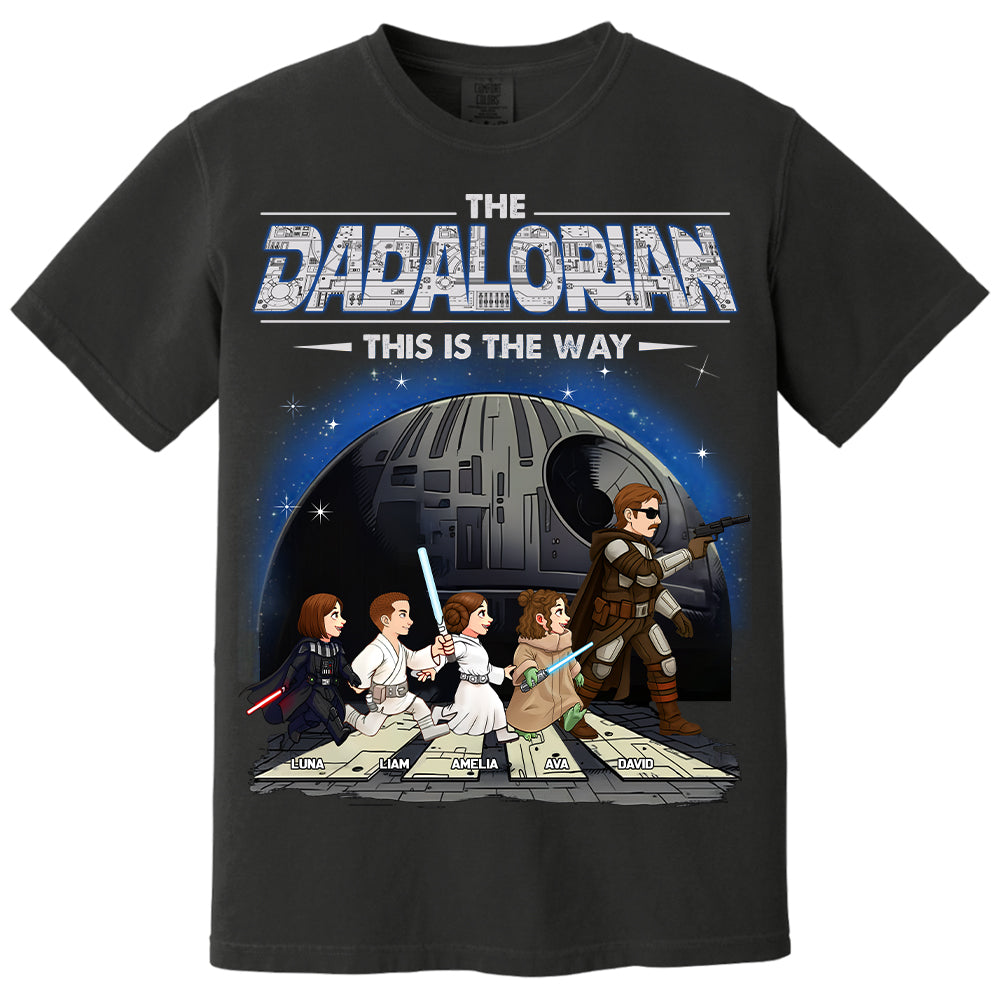 The Dadalorian This Is The Way - Personalized Shirt Gift For Dad Vr2 Hv01