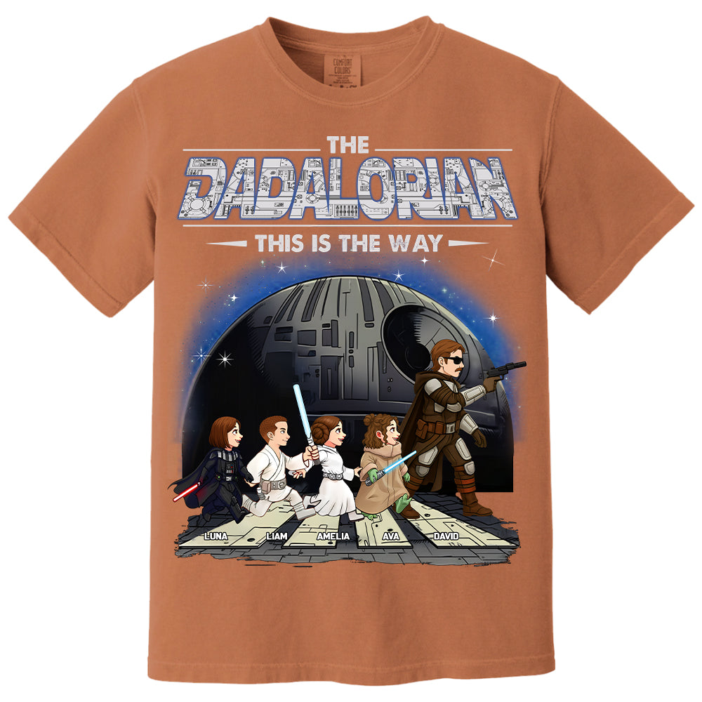 The Dadalorian This Is The Way - Personalized Shirt Gift For Dad Vr2 Hv01