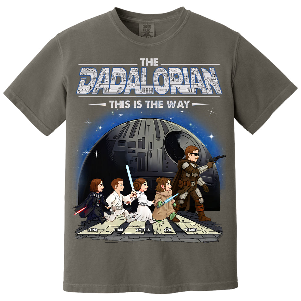 The Dadalorian This Is The Way - Personalized Shirt Gift For Dad Vr2 Hv01