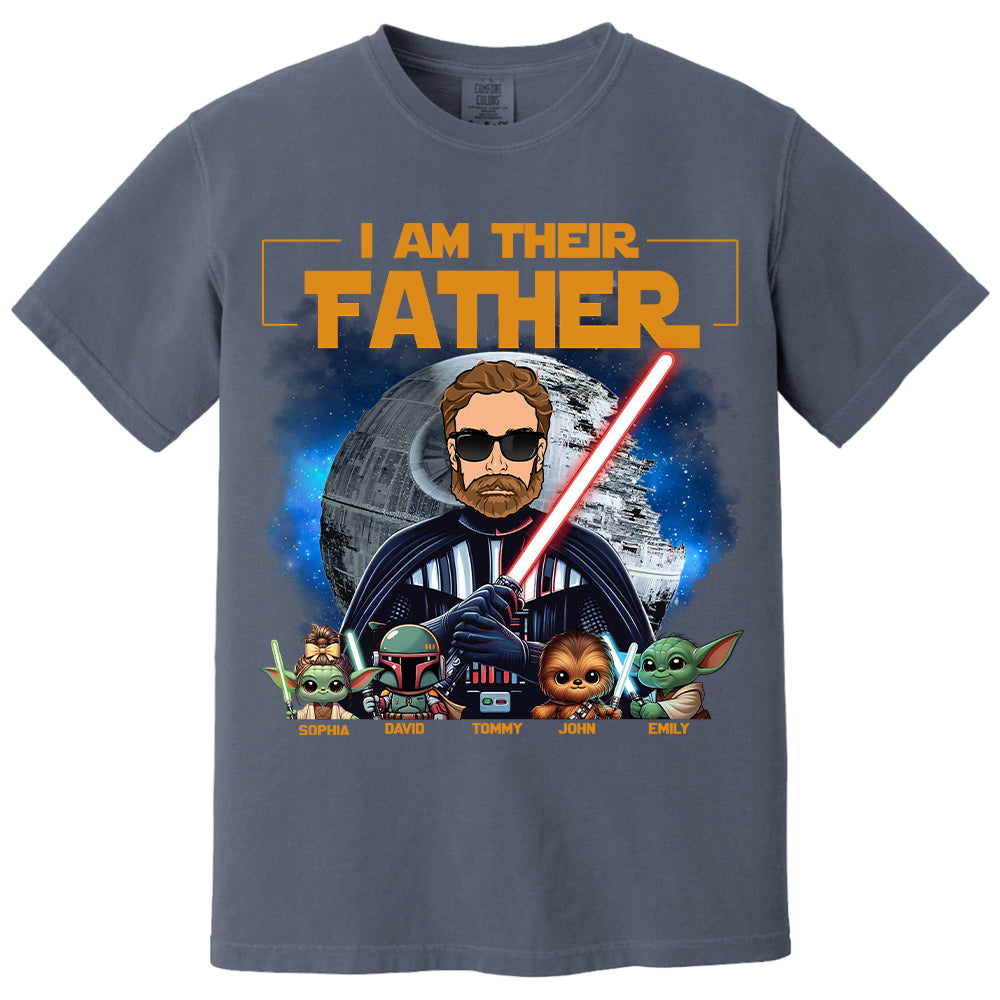 I Am Their Father - Custom Father's Day Shirt with Kids’ Name Vr1 Nh00