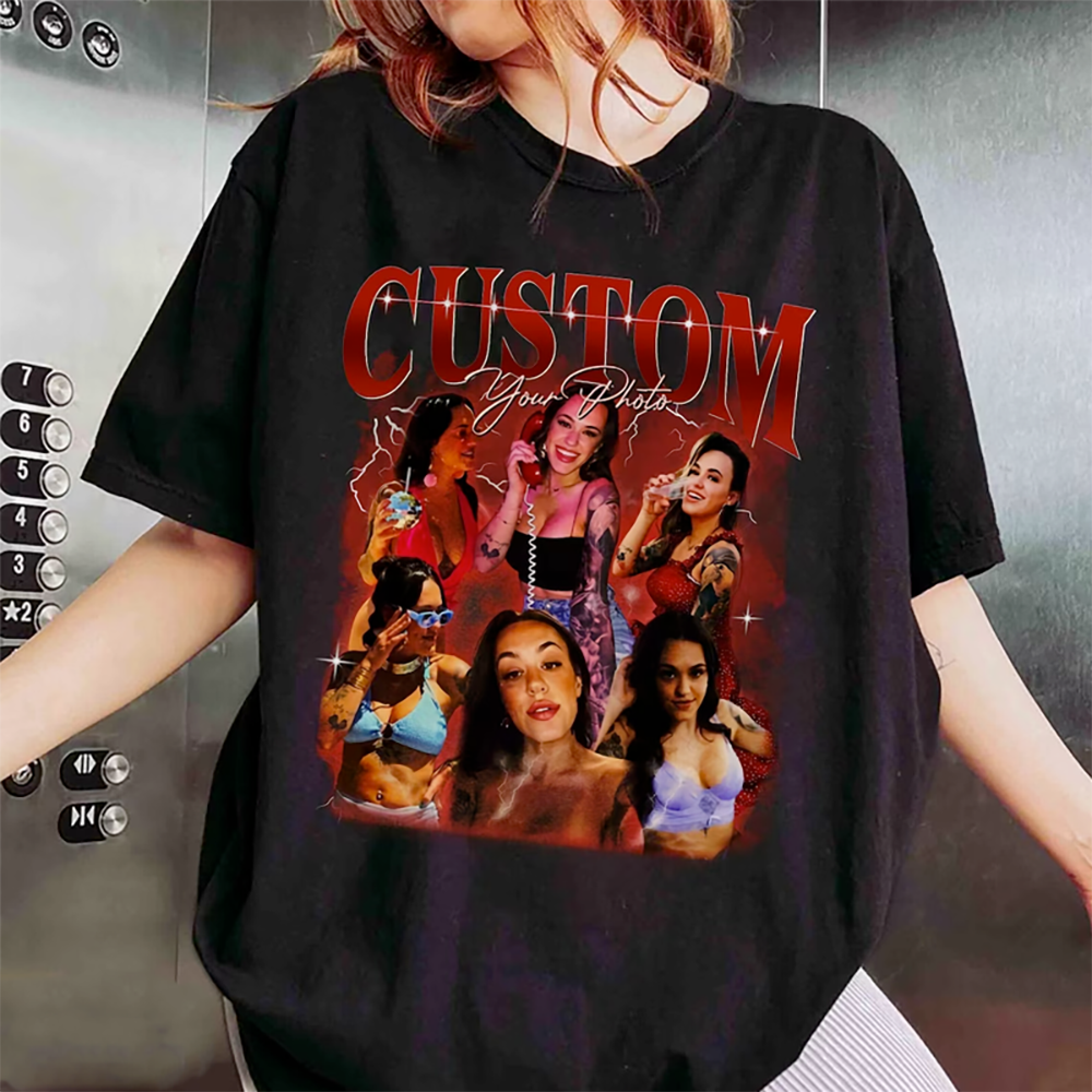 COMFORT COLORS Vintage Graphic 90s T-shirt, Custom Bootleg Rap Tee, CUSTOM Your Own Bootleg Idea Here, Gift For Valentine Couple