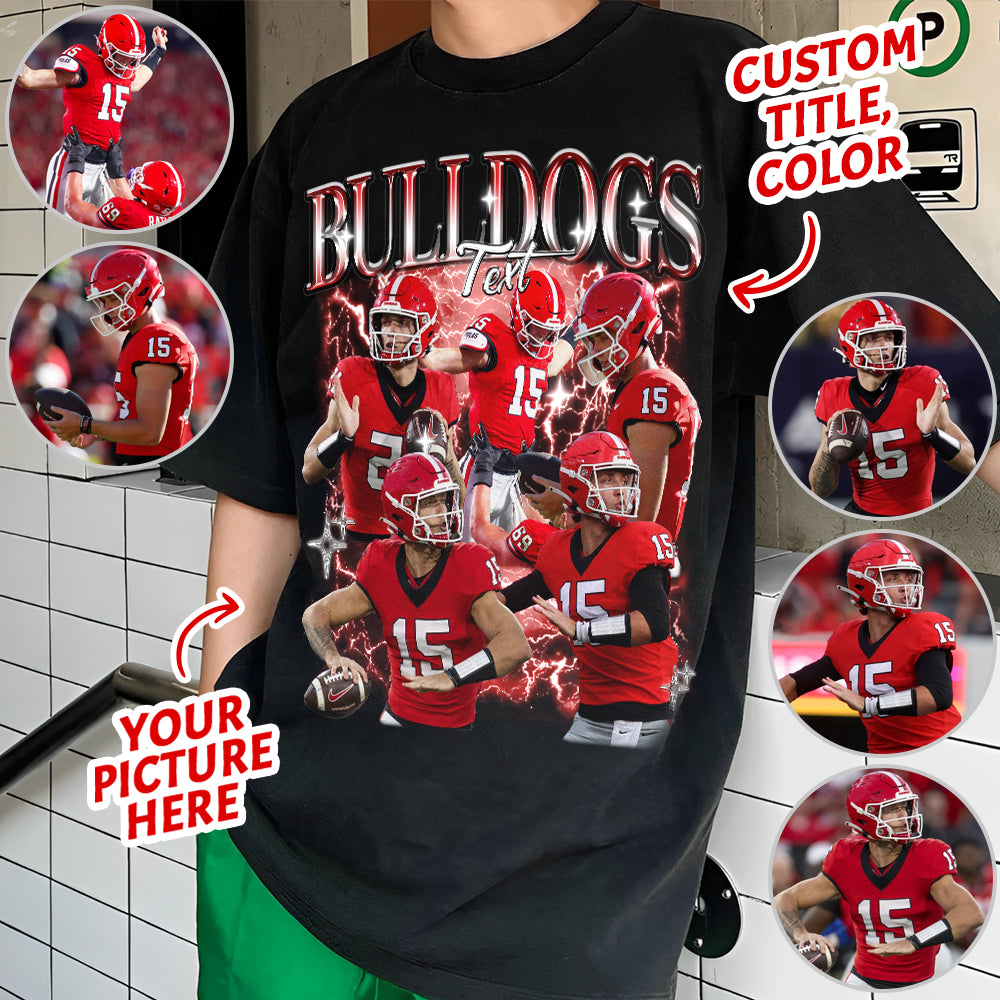 Custom Game Day Bootleg Shirts - Personalized American Football Bootleg Shirt For Football Lovers - KT810