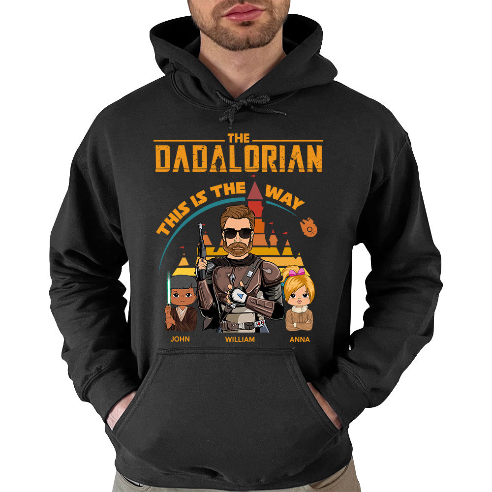 This Is The Way - Personalized Shirt For Dad Mom Custom Nickname With Kids Gift Nh00