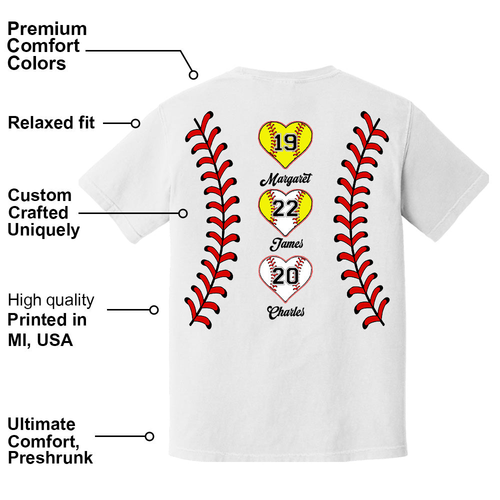 My Favorite Players Calls Me Nana, Personalized Baseball Shirt, Game Day Baseball, Gift For Baseball Lover, A2110 - NV01
