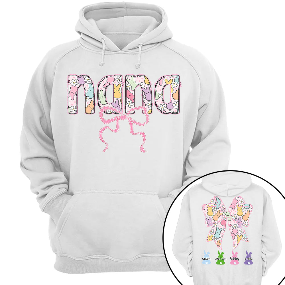 Custom Grandma Bow Easter Grandma And Grandkids T-Shirt Gift for Grandma T1807 VH01