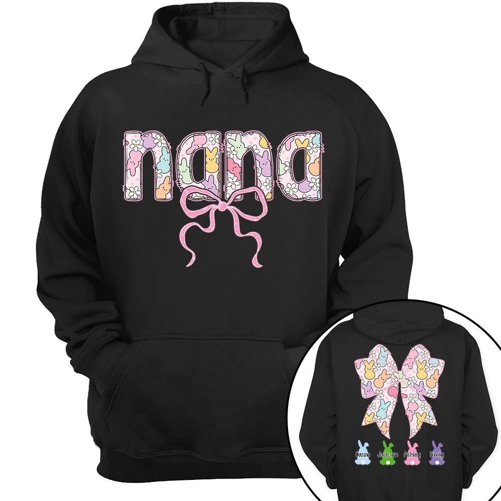 Custom Grandma Bow Easter Grandma And Grandkids T-Shirt Gift for Grandma T1807 VH01
