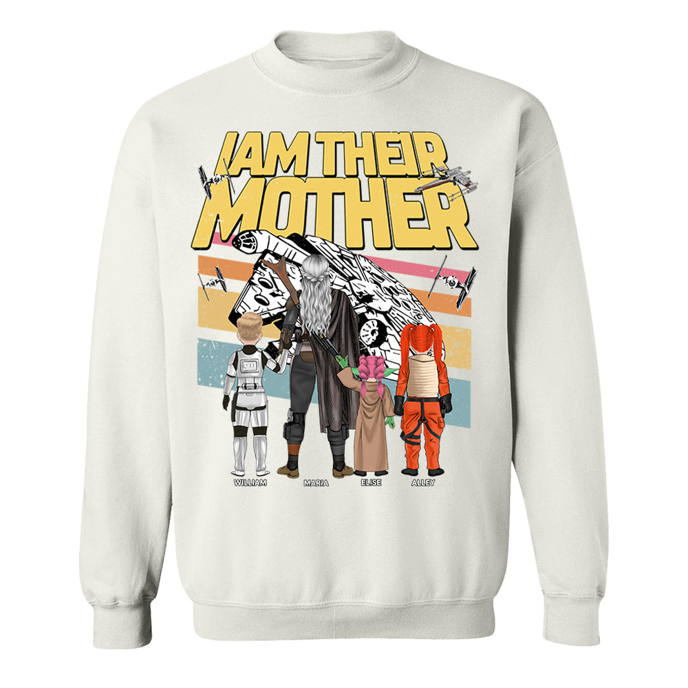 I Am Their Mother -Personalized Shirt For Mom - Custom Kid Shirt Mother's Day NA04  Hv01