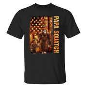 Personalized Papa Squatch Shirt Gift For Dad - Custom Father's Day Gift Pa00