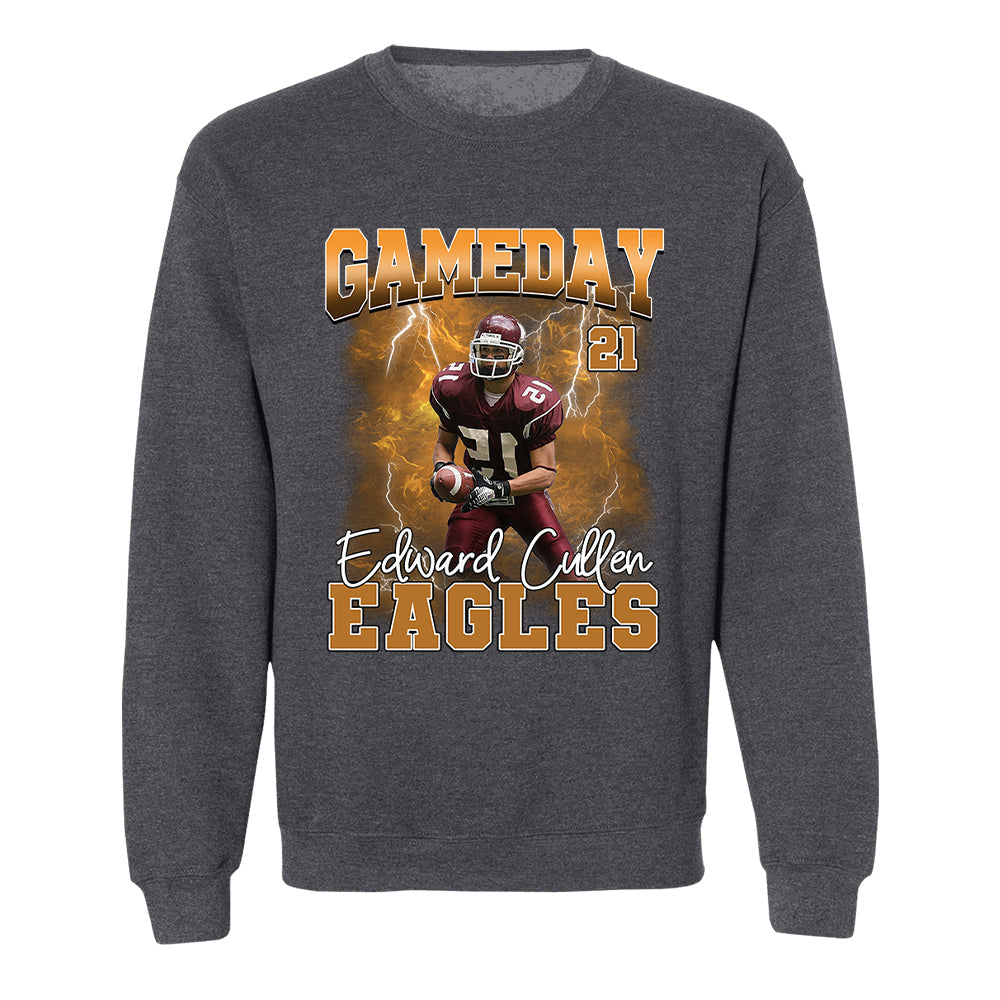 Football Game Day Personalized Shirt Custom Photo Vintage Football Shirt Gift For Football Player